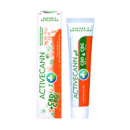 Creme CBD de massagem à base de cannabis ACTIVECANN CBD e CBG