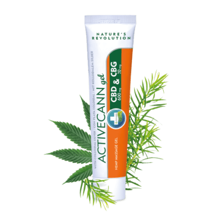 Creme CBD de massagem à base de cannabis ACTIVECANN CBD e CBG