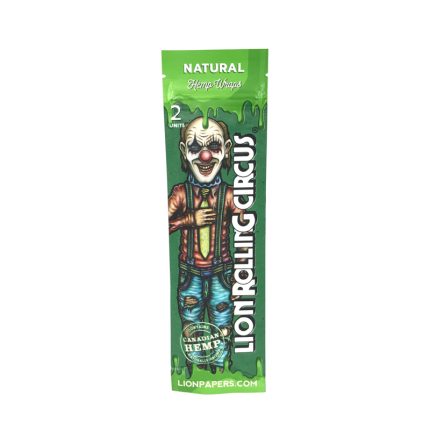 Lion Rolling Circus Wraps de Cânhamo 100% Sem Tabaco
